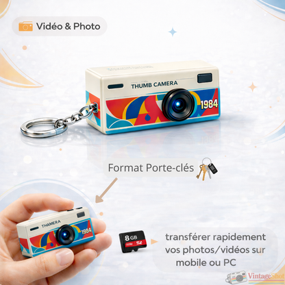 Mini Caméra Rétro 1080P – Appareil Photo Vintage Portable